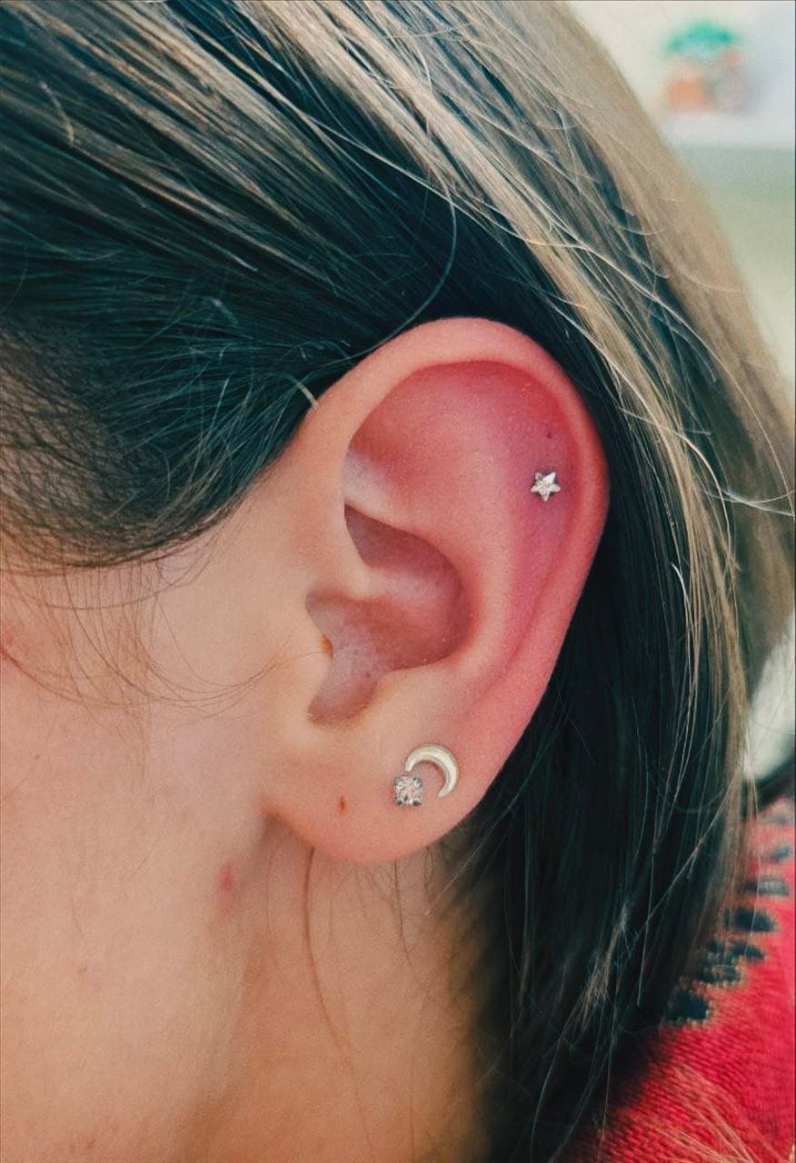Helix piercing
