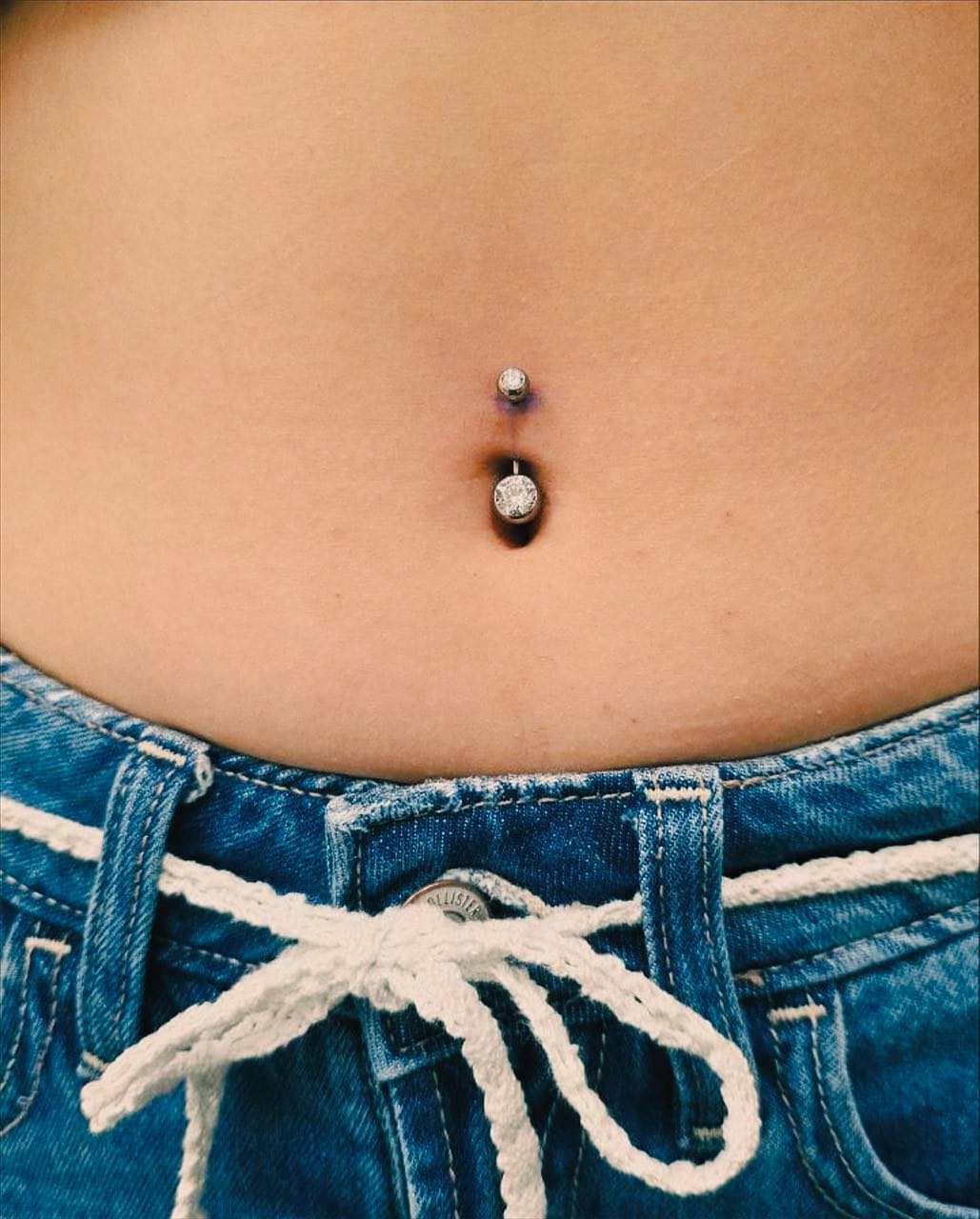 Navel piercing